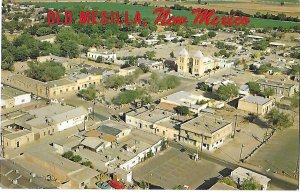 Aerial View of Old Mesilla Plaza New Mexico