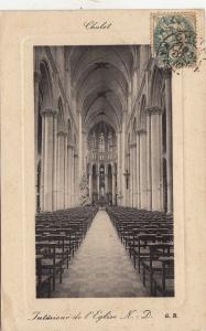 BF11709 cholet interieur de l eglise n d   france  front/back image