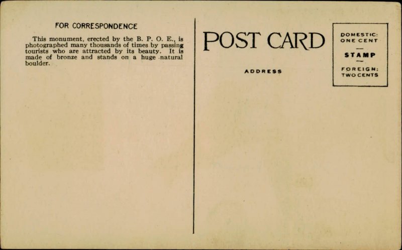 B579 United States Whitcomb Summit Mohawk Trail - The Elk