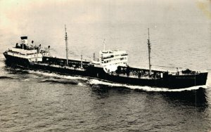 s.s. Esso Amsterdam Ship Vintage RPPC 07.50