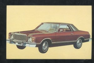 1975 FORD GRANADA GHIA VINTAGE CAR DEALER ADVERTISING POSTCARD