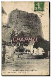 Old Postcard Castellane Roc And The Caisse D & # 39Epargne