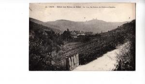 BF11537 hotel des bains de buhl au loin les ruines  barr france front/back image