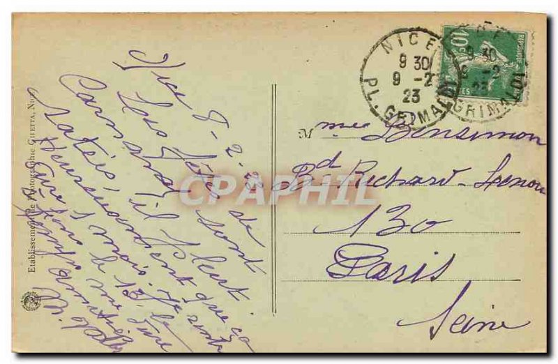 CARTE Postale The former Monaco Principality General view