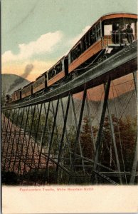 Vtg 1900's Frankenstein Trestle White Mountain Notch New Hampshire NH Postcard