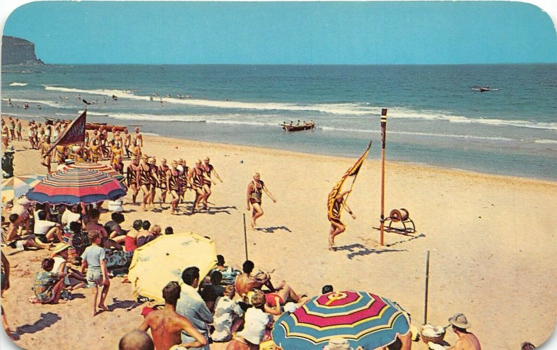Sydney Australia 1960s Postcard Surf Carnival Manly Beach  