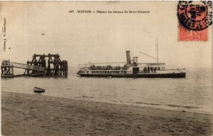 CPA MINDIN - Depart du bateau de St-NAZAIRE (587851)
