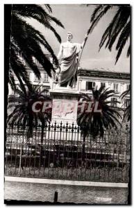 Old Postcard Bastia The Statue Of Napoleon 1st Corsica Corsica