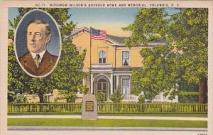 South Carolina Columbia Woodrow Wilson's Boyhood Home And Memorial