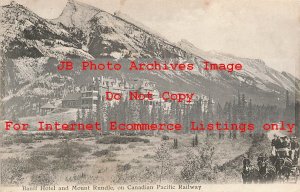 Canada, Alberta, Banff, Banff Hotel, Mount Rundle