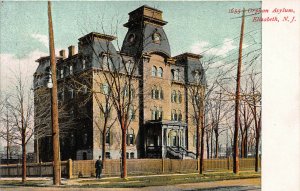 Orphan Asylum, Elizabeth, New Jersey, N.J., Early Postcard, Unused 