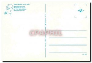 Postcard Modern Amsterdam Holland Tower Montelbaan