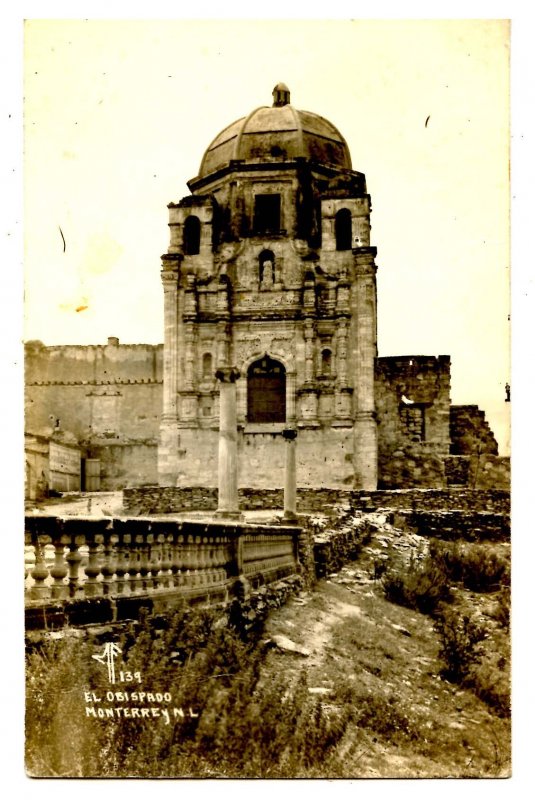 Mexico - Monterrey. El Obispado Palace     *RPPC