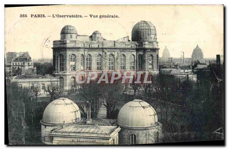 Old Postcard Astronomy Paris L & # 39Observatoire General view