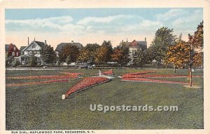 Sun Dial, Maplewood Park - Rochester, New York NY  