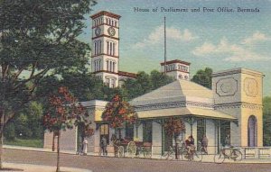 Bermuda House of Parliament & Post Office 1950