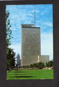 IL Chicago Prudential Building Bldg Grant Park Illinois Postcard Skyscraper