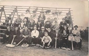 Lake Marie & Snowy Range St. J. Jn's Baseball Real Photo Unused 