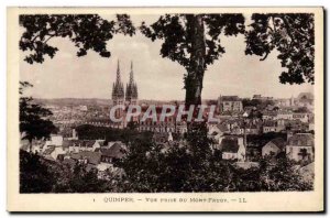 Old Postcard View from Mount Quimper Frugy