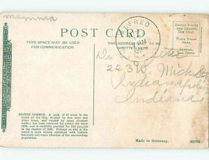 Divided-Back PARK SCENE Boston Massachusetts MA hk8352