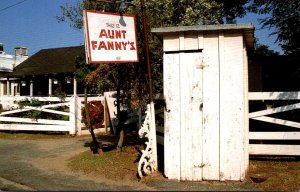 Georgia Smyrna Aunt Fanny's Cabin Restaurant Old Outhouse