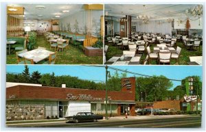 DETROIT, MI Michigan ~ Roadside NAU'S SNO-WHITE DINING ROOM  c1960s Postcard