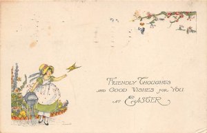 Easter Butterfly 1924 postal marking on front