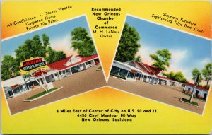 Avalon Motor Hotel New Orleans LA Louisiana Unused Stanwallis Postcard F73