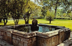 Memorial Fountain Alamo Garden - San Antonio, Texas TX  