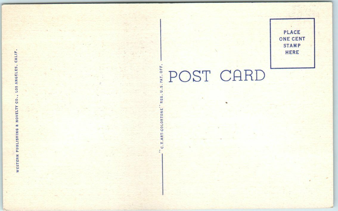 Postcard - On the Famous Ridge Route, Los Angeles to San Joaquin Valley ...