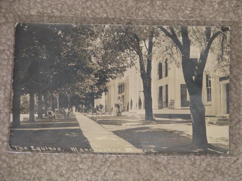 The Equinox, Manchester, Vt. card # 6, 1911, used vintage card