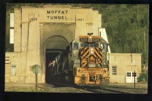 Rio Grande 5333 Train Postcard, Moffat Tunnel, East Portal, Colorado/CO