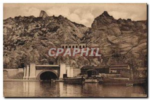 Postcard Old Site Provence Littoral Marseille entrance of Rove Tunnel (200m l...