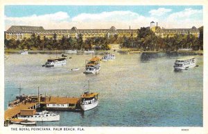 Royal Poinciana Hotel Steamers Palm Beach Florida 1920s postcard