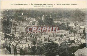 Old Postcard Fougeres (I and V) Vue Generale du Chateau Fougeres Old and the ...