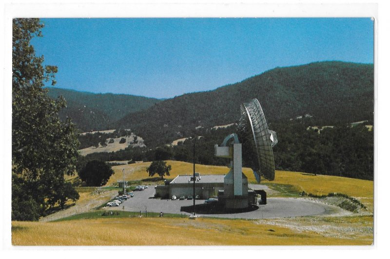 CA Jamesburg Earth Station COMSAT Dish Satellite Communications Space Postcard