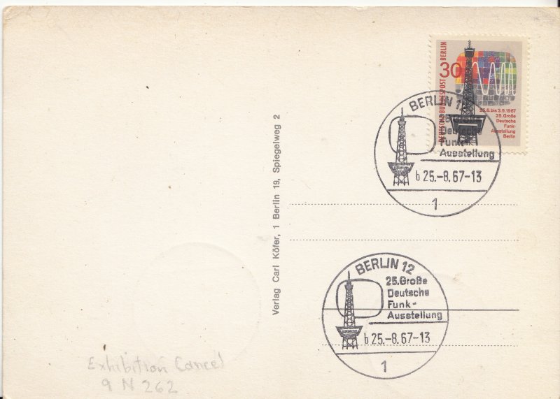 BERLIN START OF COLOR TV SIGNAL 1967