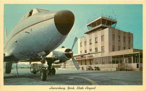 Airport Harrisburg New York Postcard Teich 21-130