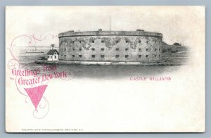 CASTLE WILLIAMS NY ANTIQUE POSTCARD by ARTHUR LIVINGSTON