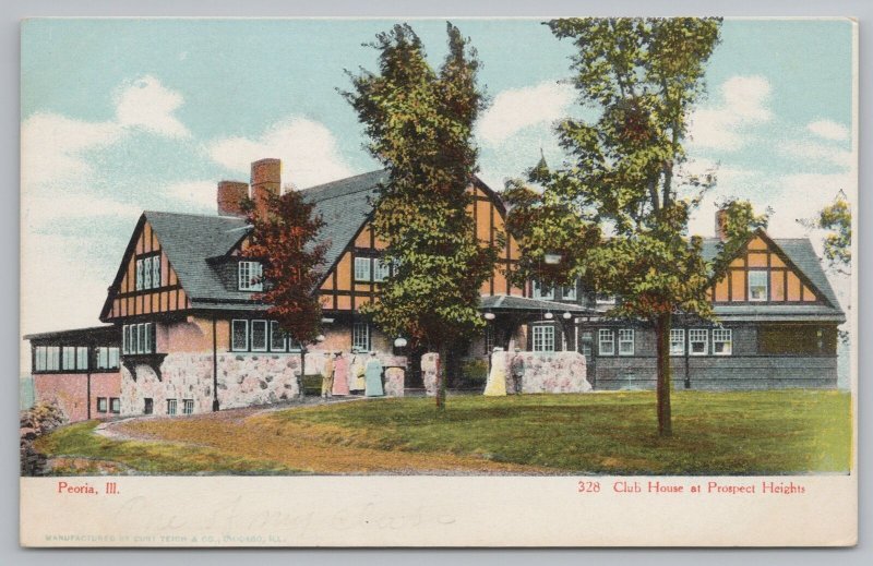 Peoria Illinois~Club House At Prospect Heights~Stick-Style Architecture~c1905