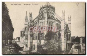 Old Postcard Bourges Apse of the Cathedral