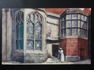 Norfolk NORWICH Strangers Hall - Artist Warren Williams c1910 Postcard by Dainty