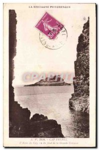 Old Postcard Brittany Picturesque Cap Frehel The Amas Cape saw the bottom of ...