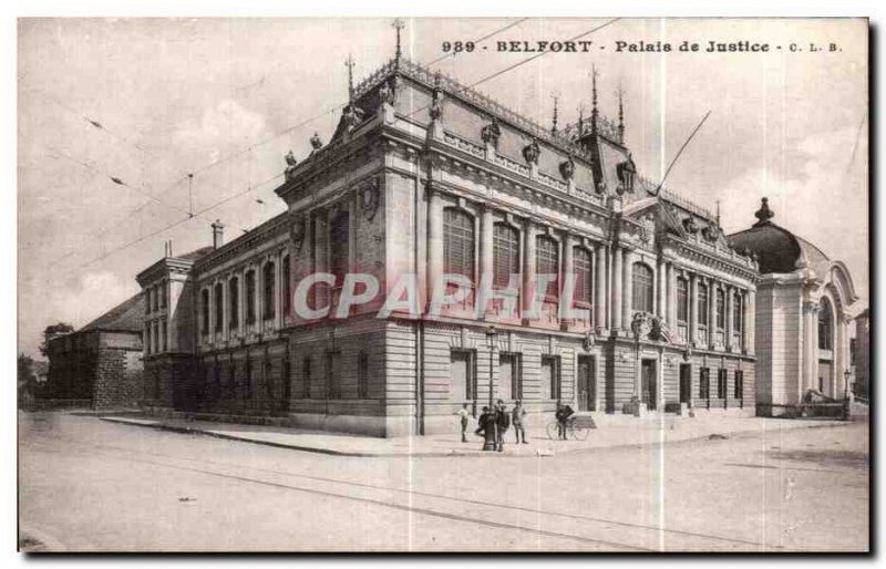 Old Postcard Belfort Courthouse