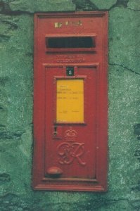 Kirkhill West Caithness Scottish Letterbox Royal Mail Post Box Postcard