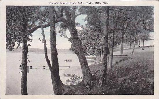 Wisconsin Lake Mills Kisows Shore Rock Lake