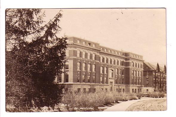 Real Photo, Reynolds Hall of Engineering, Rochester, New York,