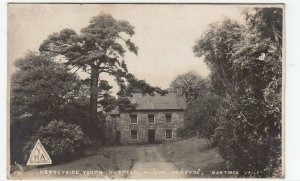 Caernarvonshire; Cae Dafydd YHA, Nantmor Valley RP PPC, Plain Back, c 1930's 