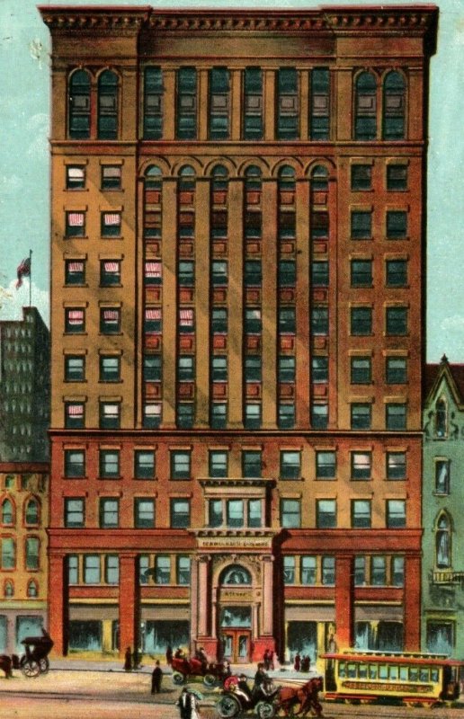 C.1910 Schmulbach Building, Wheeling, W. Va. Postcard P172