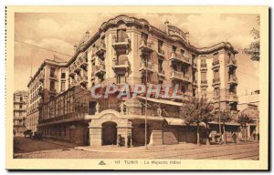 Old Postcard Tunis Majestic Hotel